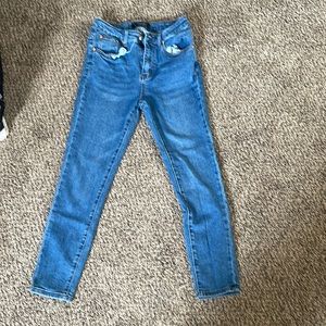 Straight leg jeans